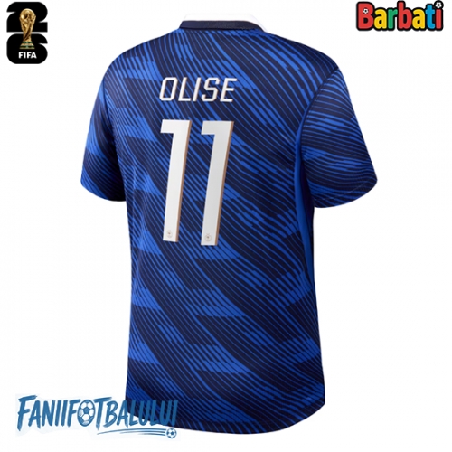Franța Michael Olise #11 Tricou Fotbal Replică Mondial 2026 Barbati Acasa Franța Michael Olise #11 Tricou Fotbal Replică Mondial 2026 Barbati Acasa